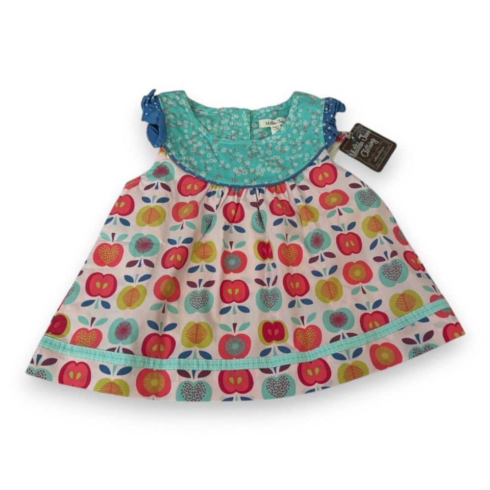 Matilda Jane Shabby Lucia Apples Tunic Size 4 NWT